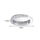 Dia40cm chrome / Remote dimmable