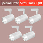 5Pcs No guide rail 1 / 40W white light