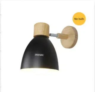 Wooden Wall Lamp With Switch