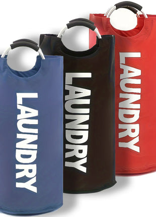 3pcs 90L Large Laundry Basket, Laundry Bag with Padded Handles, Waterproof Clothes Bin Collapsible, Clothes Hamper for Bathroom