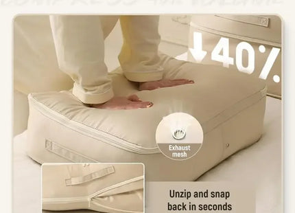 Self Compression Organiser Storage Bag – Large Capacity Heavy Duty Clothes Duvet