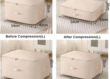 Self Compression Organiser Storage Bag – Large Capacity Heavy Duty Clothes Duvet