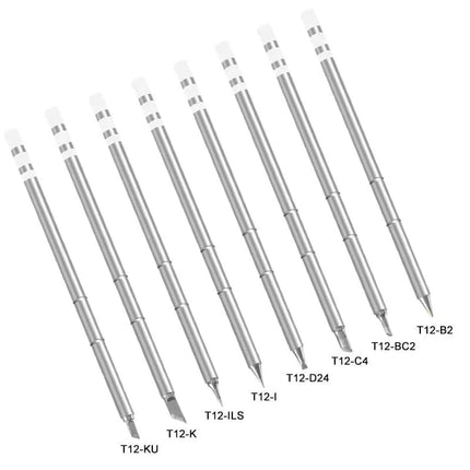 Sequre T12 Soldering Iron Tip T12-B2/T12-BC2/T12-C4/T12-D24/T12-I/T12-ILS/T12-K/T12-KU