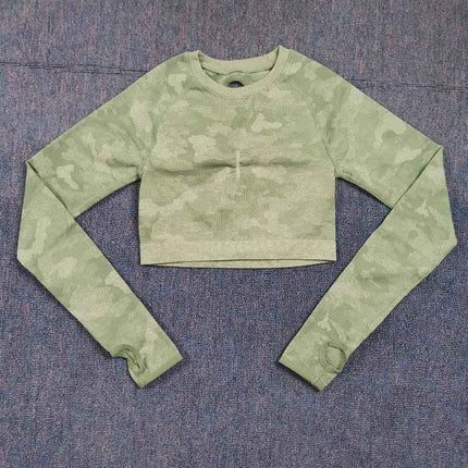 3PCS Camouflage Yoga Set for Women Seamless Fitness Yoga Bra Sports Bra High Waist GYM Camo leggings Pants Fitness Suits Workout
