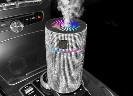 Luxury Diamond Car Diffuser Humidifier with LED Light