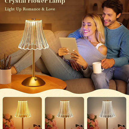 Table Lamp LED Touch Sensor Desktop Night Light Rechargeable Wireless