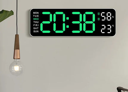 USB Powered Large Digital Wall Clock 9 Inch