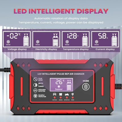 Charger Car and Motorcycle Battery Charging Unit Lead-Acid Battery