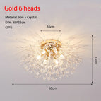 Gold 6 heads / Warm White / 220V