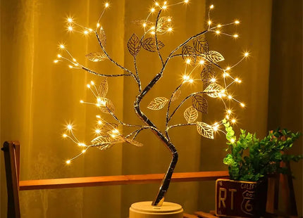 LED Rose Leaf Table Lamp
