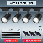 4Pcs Black Body-Set / 40W warm light