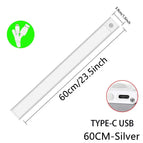 Silver-60cm TYPE-C / 3colors in one lamp