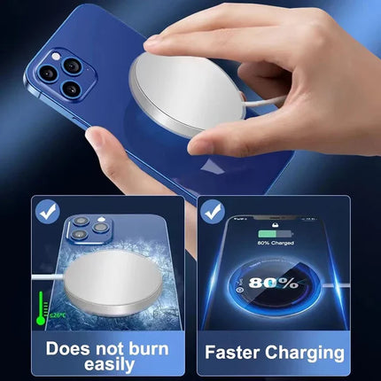 Wireless Charger For iPhone 16 15 14 13 12 Pro Max Plus AirPods Fast Charging Type C Magnetic Charge