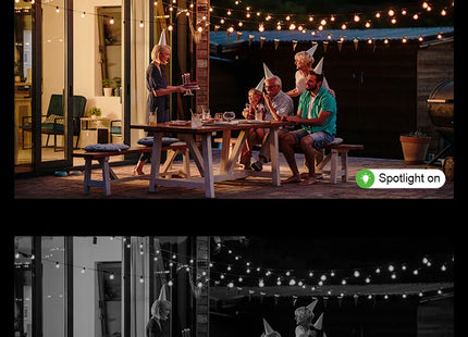 2K Solar Floodlight Wifi Camera Two Way Audio , Night Vision Outdoor Wireless, Waterproof
