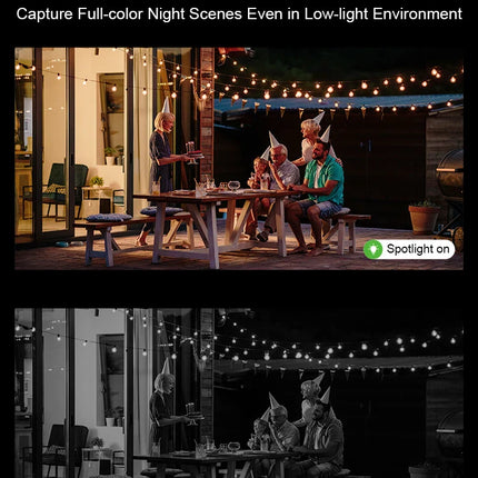 2K Solar Floodlight Wifi Camera Two Way Audio , Night Vision Outdoor Wireless, Waterproof