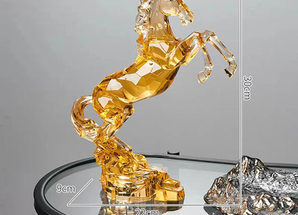 Luxury Crystal Horse Statue