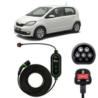 Type 2 to 3 Pin Charging Cable / 10M / 6amp – 12amp Adjustable (2.3kW)