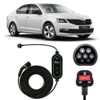 Type 2 to 3 Pin Charging Cable / 10M / 6amp – 12amp Adjustable (2.3kW)