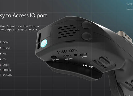 Skyzone SKY04O OLED 5.8GHz 48CH FPV Goggles