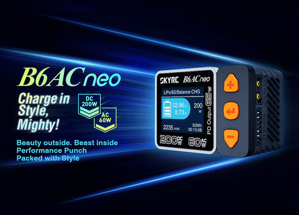 SkyRC B6 AC neo AC/DC 200W Charger