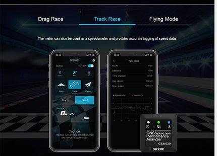 SkyRC GSM020 GNSS Performance Analyzer GPS Speed Meter