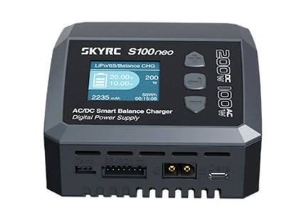SKYRC S100neo AC100W/DC200WDual Channel Lipo Charger