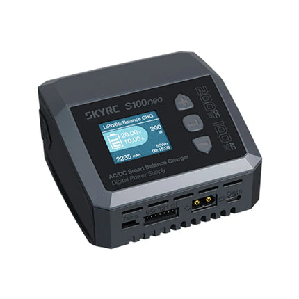 SKYRC S100neo AC100W/DC200WDual Channel Lipo Charger