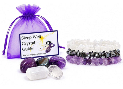 Sleep Well Healing Crystals & Bracelets Collection
