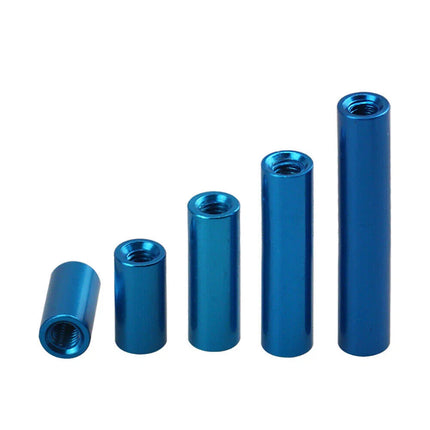 10pc M3x20 Smooth Standoffs Coloured Aluminium Pack