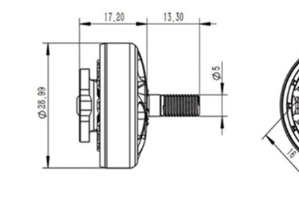 RCinPower Smoox 2306.5 Motor (1880kV / 2280kV / 2580kV) (4-6S)