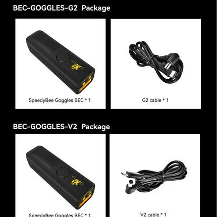 SpeedyBee Goggles BEC (DJI Goggles XT60 Power Solution)