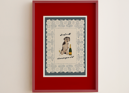 Street Mutt, Champagne Slut - Mixed Breed Print