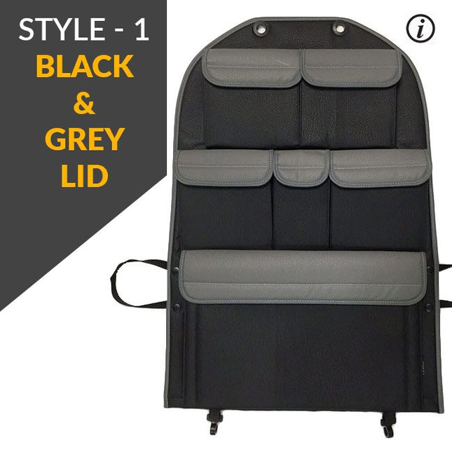 For VW T4 Transporter Campervan Leatherette Captain’s Back Seat Organiser | Van-X