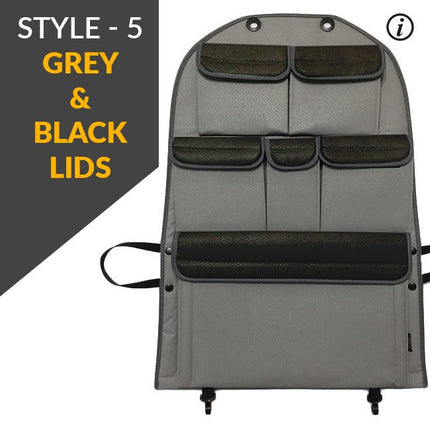 For VW T6 & T6.1 Transporter Campervan Leatherette Captain’s Back Seat Organiser | Van-X