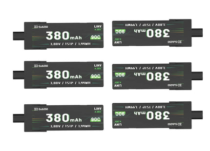 Sub250 GNB 1S 380mAh 90C (6 Pack)