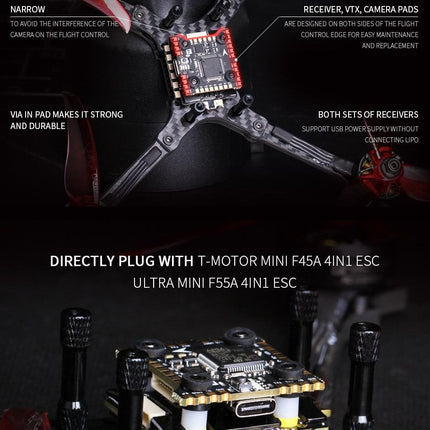T-Motor Mini Racer 20x20 F7 Flight Controller