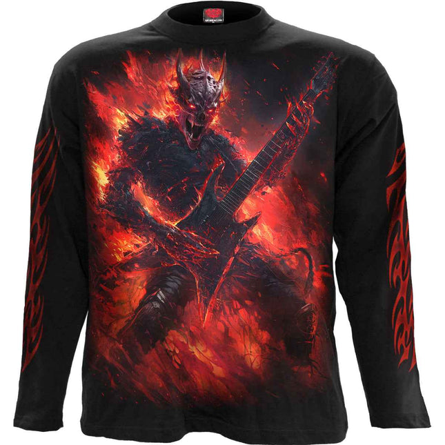 RIFF BURNER - Longsleeve T-Shirt Black