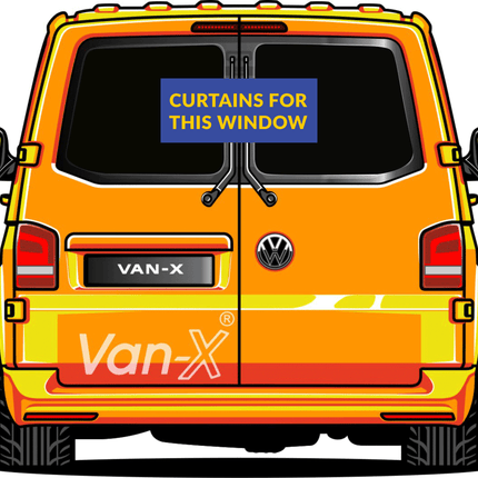 For VW Caddy Window Curtains Eco-Line - Black | Van-X