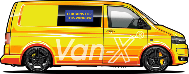 For VW T5 Window Curtains Eco-Line - Grey | Van-X