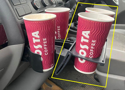 For VW T5 & T5.1 Cup Holder Extension – Add-On 2 Cup Extenison for Extra Storage & Convenience