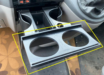 For VW T5 & T5.1 Cup Holder Extension – Add-On 2 Cup Extenison for Extra Storage & Convenience