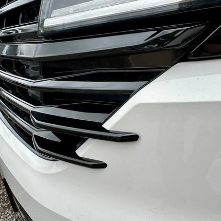 For VW T6.1 Front Grille Side Fins – Gloss Black Finish (Set of 4) | Van-X Styling Upgrade
