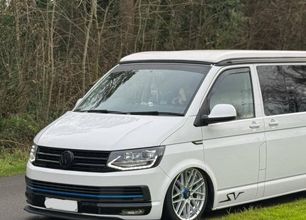 For VW T6 Highline Front Bumper XL Grille | Gloss Black ABS Upgrade | Van-X