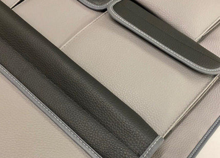 For Ford Transit Custom Double Back Seat Organiser – Grey with Black Lids | Van-X