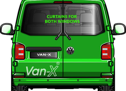 For VW T6.1 Transporter Blackout Camper Curtains Black/Grey - Create Your Own Bundle | Van-X