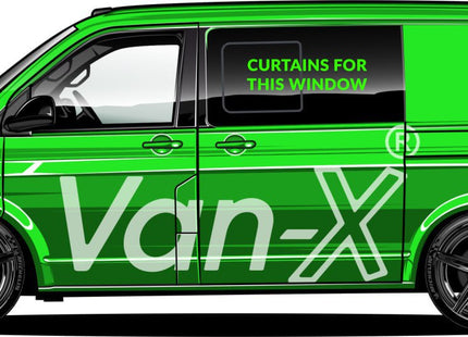 For VW T6.1 Transporter Blackout Camper Curtains Black/Grey - Create Your Own Bundle | Van-X