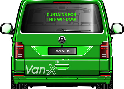 For VW T6.1 Transporter Blackout Camper Curtains Black/Black - Create Your Own Bundle | Van-X