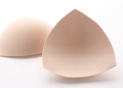 1 Pair Bra Pad Sewing Insert Soft Sponge Cup Removable Padded, Size:One size(Skin Color)