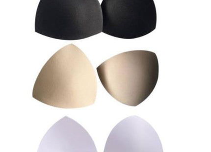 1 Pair Bra Pad Sewing Insert Soft Sponge Cup Removable Padded, Size:One size(Skin Color)