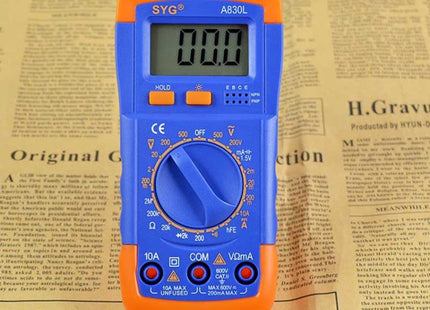 A830L Protection Luminous Multi-purpose Capacitance Meter Digital Multimeter